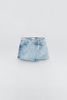  Summer Women's Denim Shorts Asymmetrical Waist Skirt Pants