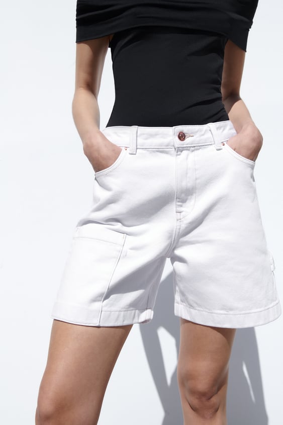 New Fashion of Summer Women's Denim White Color Shorts