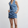 New Fashtionable Women's Denim Sleeveless vest jackets