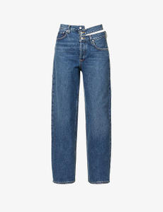 High-waisted Jeans Cool Girl Street Style