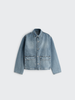 Casual loose denim jacket for kids