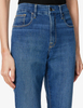 Stylish skinny high-waisted baggy slim blue denim jeans for women