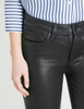 Stylish new slim-fit black midrise jeans for women