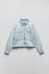 New Stylish Women's Denim Jacket Cropped Jacket