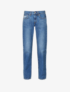 Fashion Blue Jeans classic wash slim fit jeans for women