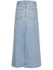 Fashion Light Blue Women's Super Long Denim Dress