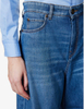 Fashion blue Wide Leg straight High Waist loose legs comfortable women's jeans