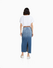 Classic High-waisted Normal Denim light blue loose comfortable Long women Skirt