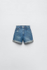  Summer Vintage Color Rolled Foot Shorts Women's Denim Shorts 