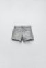  Summer Women's Denim Shorts Light Grey Ripped Mini Shorts