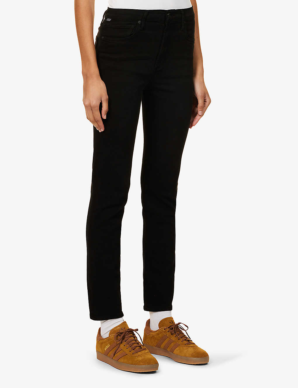 High-waisted Women's Fashion Black Pants