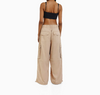 Twill Women's Wide-leg Pants Cargo Pants 