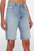 New Popular Summer Women's Denim Light Blue Medium Shorts