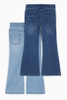 Stylish slim blue slim fit stretch pants for child jeans for girls