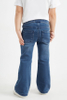 Stylish slim blue slim fit stretch pants for child jeans for girls