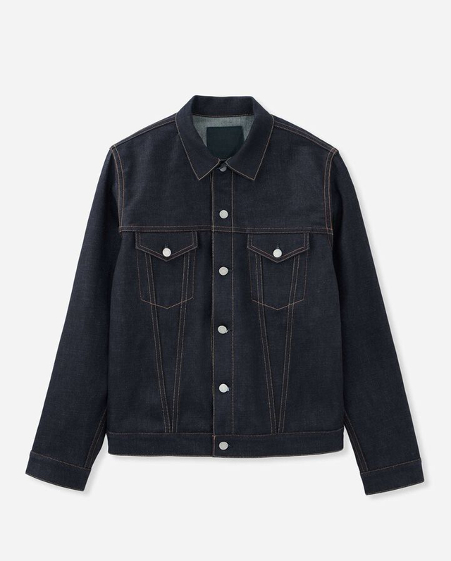Dark blue neutral denim jacket（Model A503）