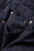 Classic Stylish slim dark blue slim fit stretch pants men's jeans