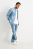 Classic Fashion Straight slim light Blue Denim jeans for man