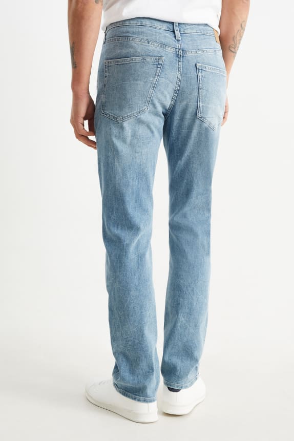 Classic Fashion Straight slim light Blue Denim jeans for man